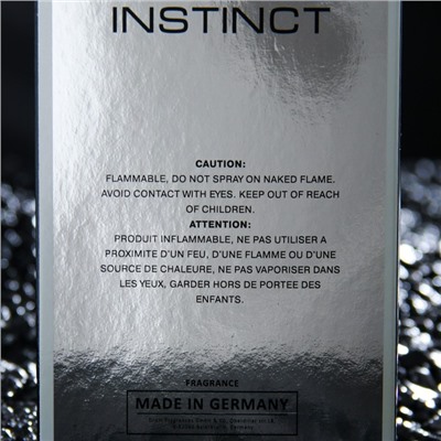 Туалетная вода мужская Instinct Platinum, 100 мл (по мотивам Egoiste Platinum (Chanel)