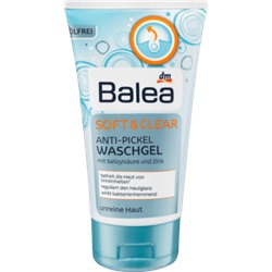 Balea (Балеа) Soft & Clear olfreies Anti-Pickel Waschgel Гель для умывания, без масла 150 мл