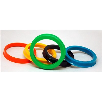 Пластиковое центровочное кольцо ЕТК 70,1- 60,1, цвет МИКС