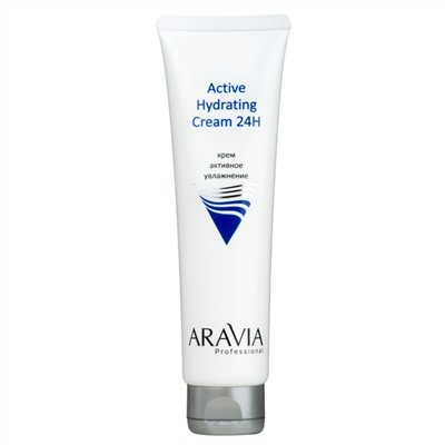 406642 ARAVIA Professional Крем для лица активное увлажнение Active Hydrating Cream 24H, 100мл/15