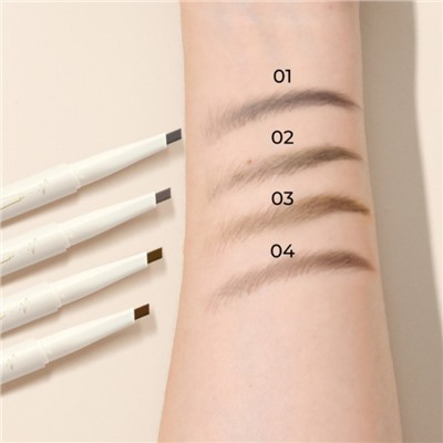 Карандаш для бровей Focallure Silky Shaping Eyebrow Pencil, тон 01, 0.16 г