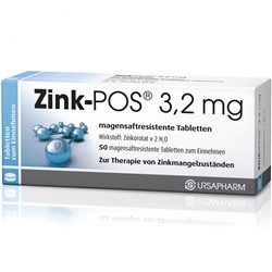 Zink-POS (Цинк-пос) 3,2 mg magensaftresistente Tabletten 50 шт