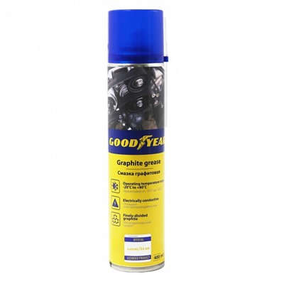 Смазка графитовая GOODYEAR Graphite grease, аэрозоль, 400 мл