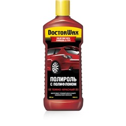 Полироль кузова DOCTOR WAX с полифлоном, тёмно-красный, 300 мл