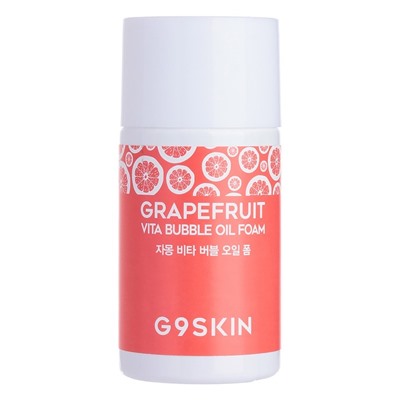 Пенка для умывания пробник G9SKIN GRAPEFRUIT VITA BUBBLE OIL FOAM 20 мл