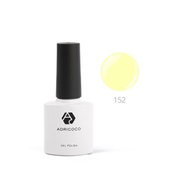 ADRICOCO Цветной гель-лак для ногтей №152, лимонный щербет, 8 мл