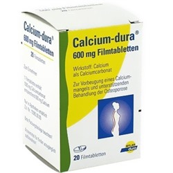 Calcium-dura (Кальциум-дура) Filmtabletten 20 шт
