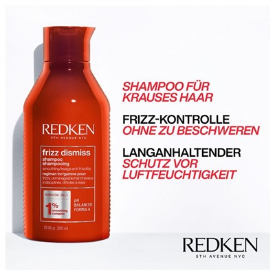 Redken Shampoo Frizz Dismiss  шампунь увлажняющий, защищает от пушистости и статического электричества