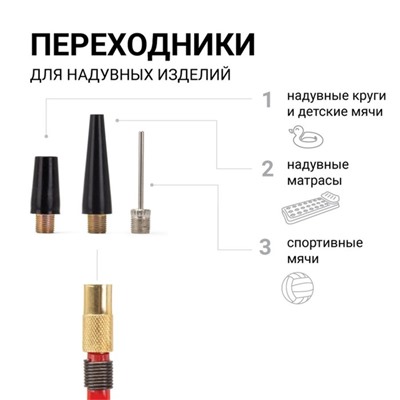 Компрессор автомобильный AUTOPROFI, серия "АКМ" 50 л/мин, 12В, 10 Атм.