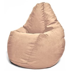 Кресло-мешок Комфорт, размер 90х115 см, ткань велюр, цвет красный