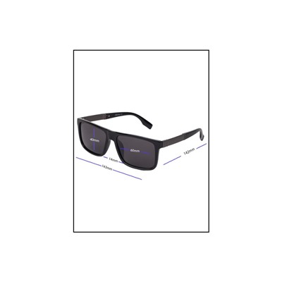Солнцезащитные очки Keluona P087 C1 Черный Глянцевый