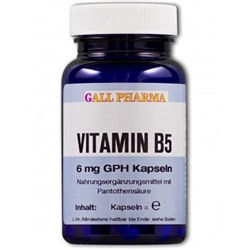 GALL PHARMA Vitamin B5 6 mg GPH Капсулы, 30 шт