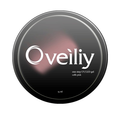 Oveiliy, Камуфлирующий гель UV/LED, цвет: Coffe Pink №03, 15 мл
