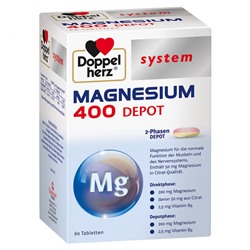 Doppelherz (Доппельхерц) system Magnesium 400 Depot 60 шт