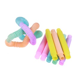 Игрушка-антистресс Pop Tubes, набор 12 шт., цвета МИКС