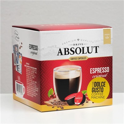 Капсулы для кофемашин Dolce Gusto: Drive Absolut Dg Эспрессо, 96 г