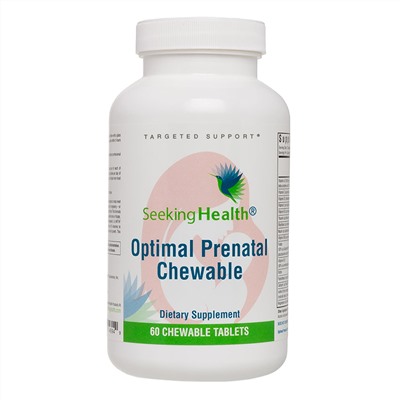 Seeking Health, Optimal Prenatal, 60 жевательных таблеток