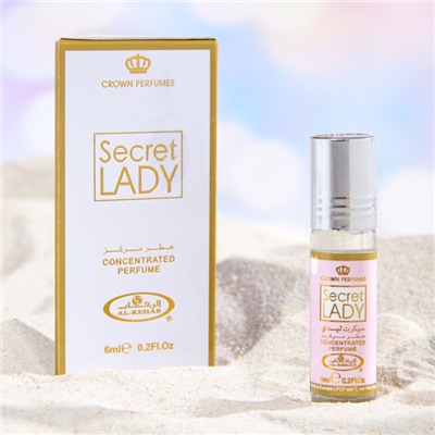 Масляные духи ролик женские Secret Lady, 6 мл