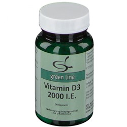 green (грин) line Vitamin D3 2000 I.E. 90 шт