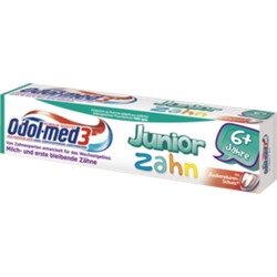 Зубная паста Odol-Med3, при выпадении молочных зубов, для детей старше 6-ти лет, 50 мл
