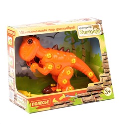 322317 Полесье Конструктор-динозавр "Тираннозавр" (40 элементов) (в коробке)