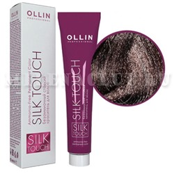 Ollin Silk Touch Безаммиачный стойкий краситель 4/71 Шатен коричнево-пепельный 60мл