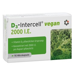 D3 (Д3) Intercell Vegan 2000 I.E. 90 шт