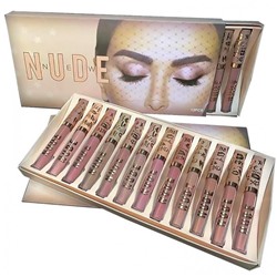 Помада для губ жидкая Huda Beauty Nude New (Шоубокс 12)