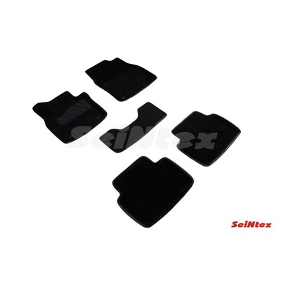 Коврики 3D для Mazda 3, 2019-н.в, черные , комплект