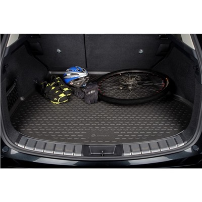 Коврик в багажник для Nissan Leaf 2010-2017, 1-е пок, (ZE0), 5-дверей хетчбек, с усил. звука