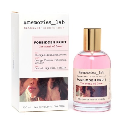 Туалетная вода женская Memories lab Forbidden Fruit, 100 мл