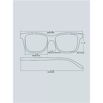 Солнцезащитные очки Graceline CF58150 Серый; Фиолетовый