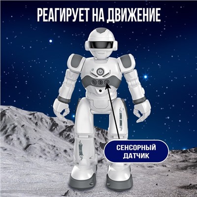 Робот радиоуправляемый IQ BOT GRAVITONE, русское озвучивание, цвет серый