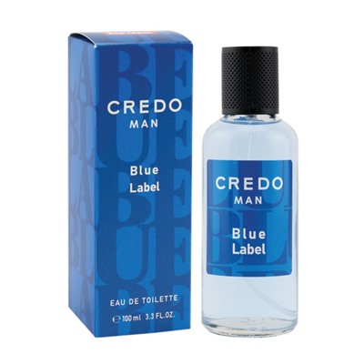 Туалетная вода мужская CREDO MAN Blue Label, 100 мл (по мотивам Blue Label (Givenchy)