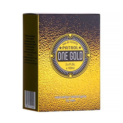 Туалетная вода мужская Patrol One Gold (по мотивам Paco Rabanne 1 Million), 100 мл