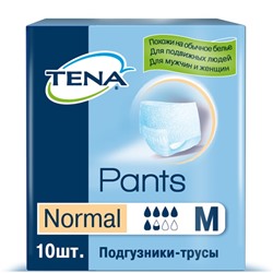 Подгузники-трусы Tena Pants Normal, размер M (80-100 см), 10 шт.