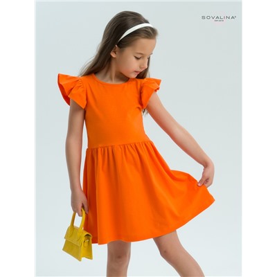 Платье Феечка оранжевая