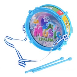 Игрушечный барабан Music drum, световые эффекты, детский, МИКС