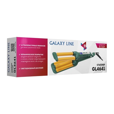 Плойка  Galaxy GL 4641, 80 Вт, керамическое покрытие, d=16 мм, шнур 1.8 м