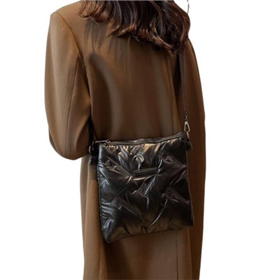 Женская текстильная сумка подушка 9023 BLACK