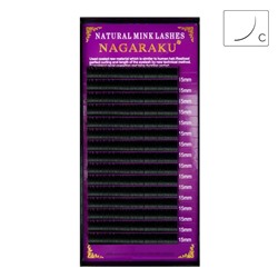 NAGARAKU, Ресницы для наращивания 0.12C 15mm