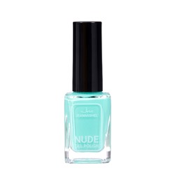 Лак для ногтей с эффектом геля NUDE collection, тон 391, нежно-бирюзовый, 12 мл