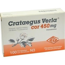 Crataegus Verla Cor 450 mg Filmtabletten (100 шт.) Кратаегус Таблетки в оболочке 100 шт.