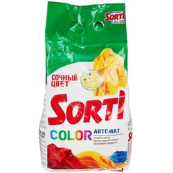 Стиральный порошок автомат Sorti (Сорти) Color, 3 кг