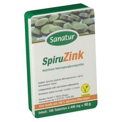 Sanatur (Санатур) SpiruZink 100 шт