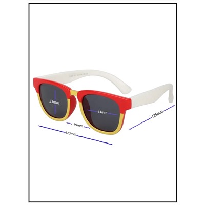 Солнцезащитные очки детские Keluona T1533 C1 Красный Желтый Белый
