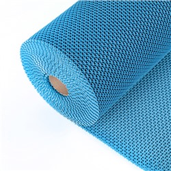 Покрытие ковровое против скольжения «Зиг-Заг Твист», 0,9×10 м, h=4,5 мм, цвет синий