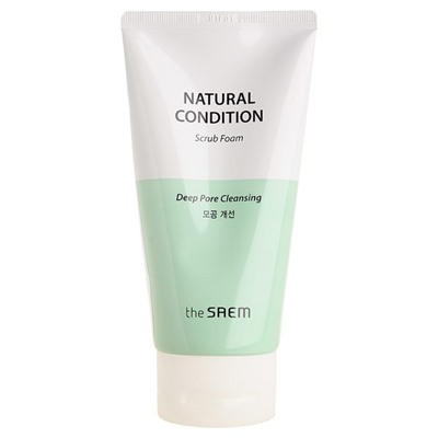 Пенка-скраб для лица Natural Condition Scrub Foam [Deep pore cleansing] 150мл