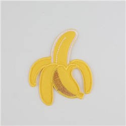 Термоаппликация «Банан», 5,8 × 6,5 см, цвет жёлтый