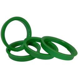 Пластиковое центровочное кольцо К&К 67,1-57,1 зеленые